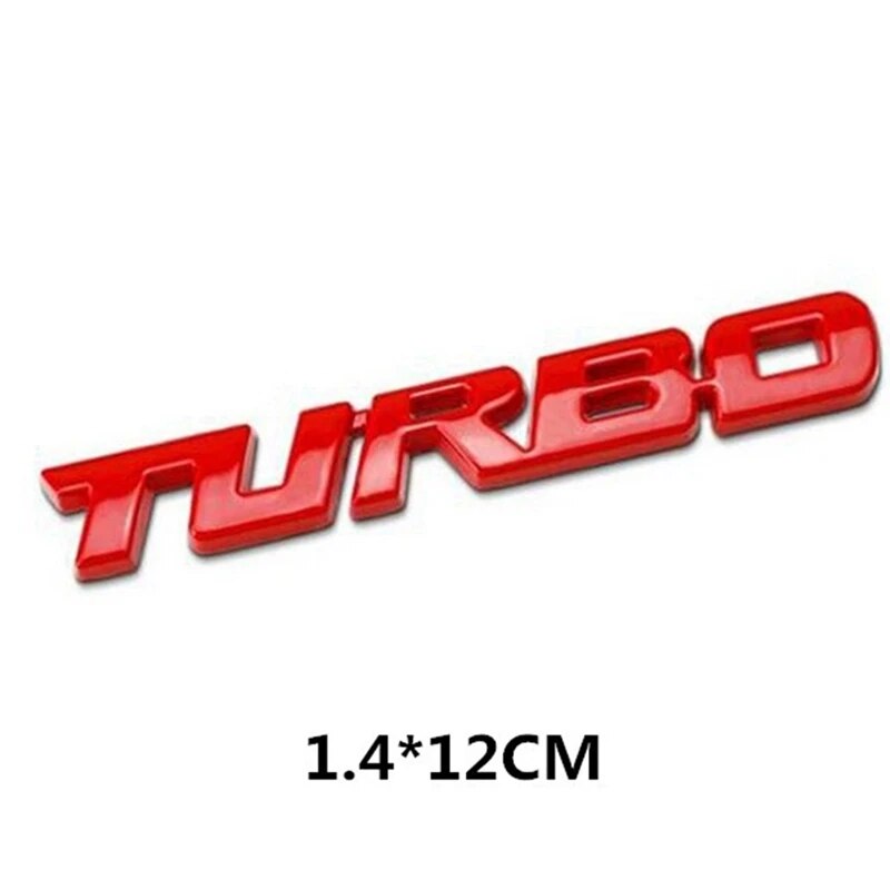 Badge Turbo voiture